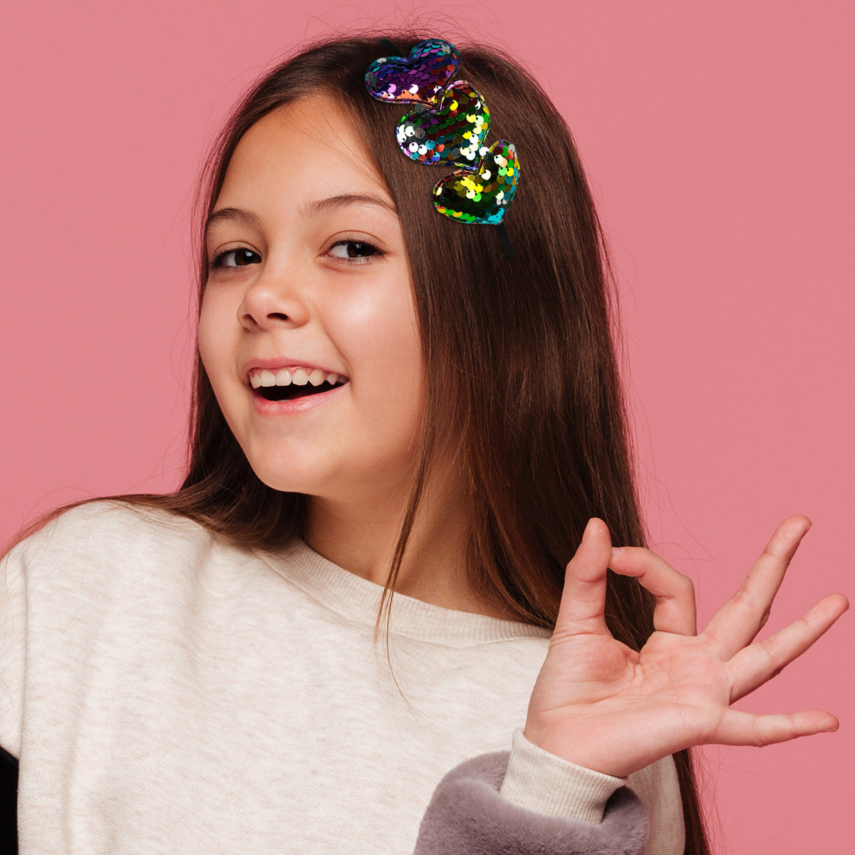 Diadema con Lentejuelas de Colores para Dama