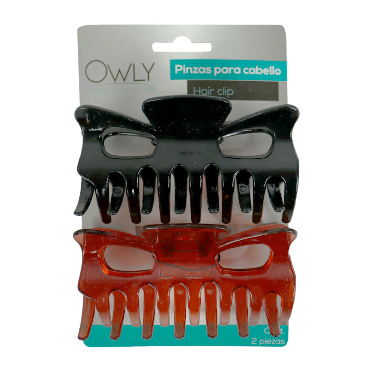 Set de 2 Pinzas para Cabello Owly