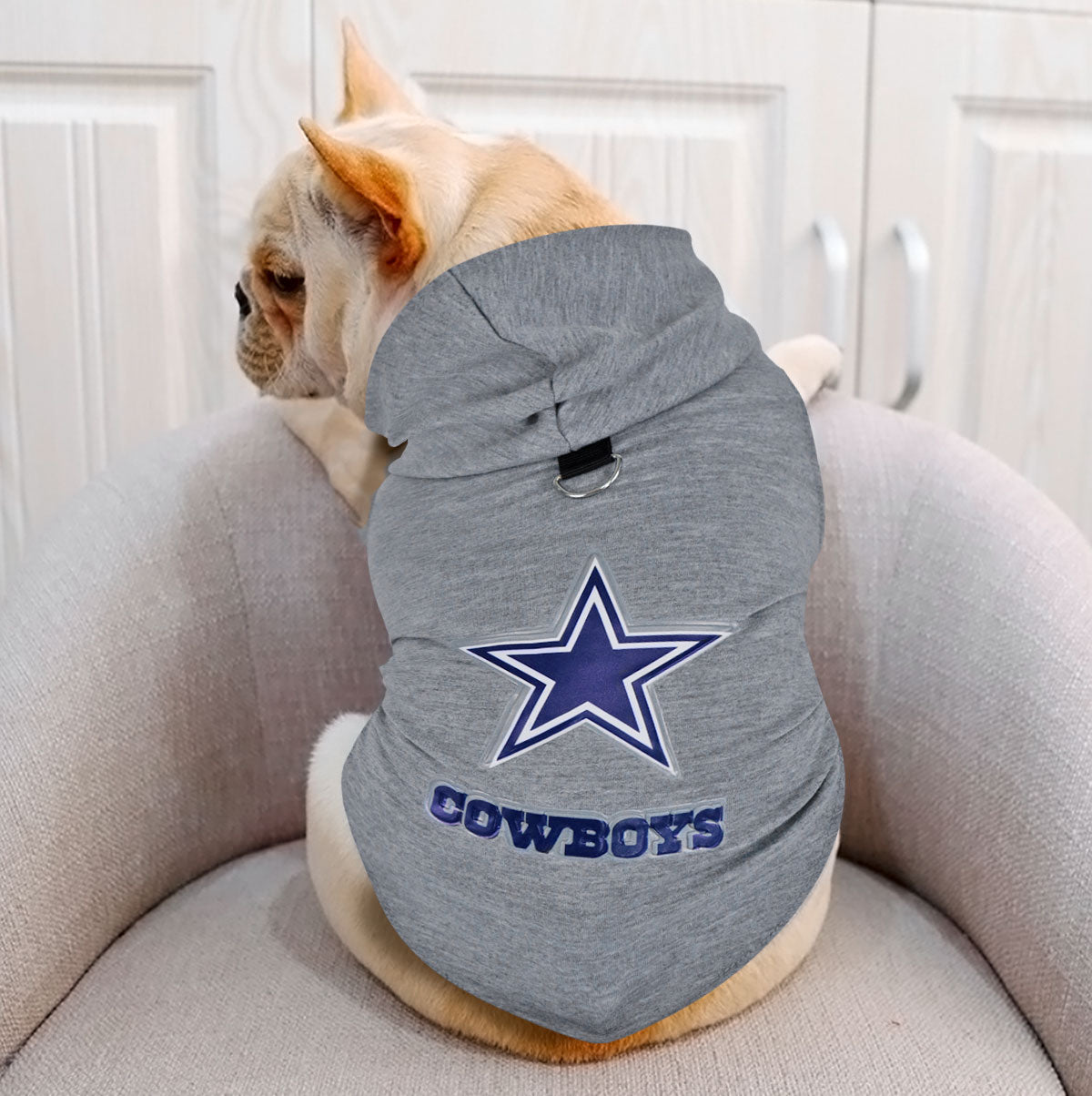 Sudadera Cowboys NFL color Gris para Perro