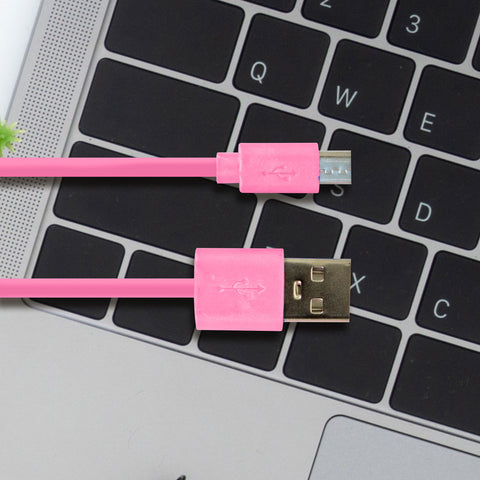 Cable Micro USB color Rosa
