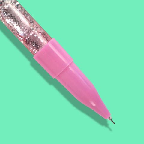 Bolígrafo con Brillos, Color Rosa, 1 Pieza