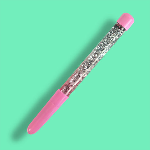 Bolígrafo con Brillos, Color Rosa, 1 Pieza