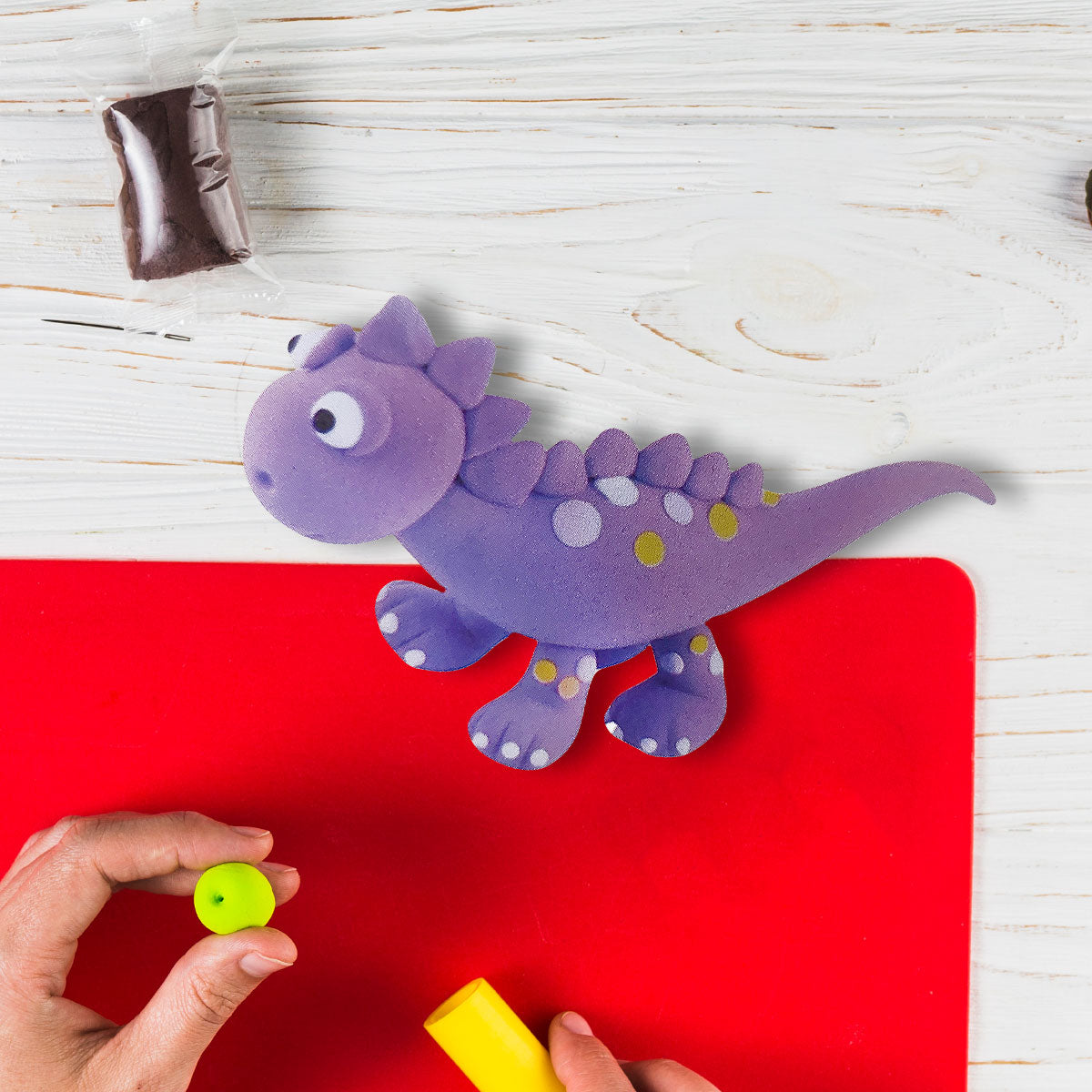 Masa Moldeable para Niños Modelino Dough, Dinosaurio