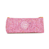 Lapicera/Estuche de Glitter color Rosa