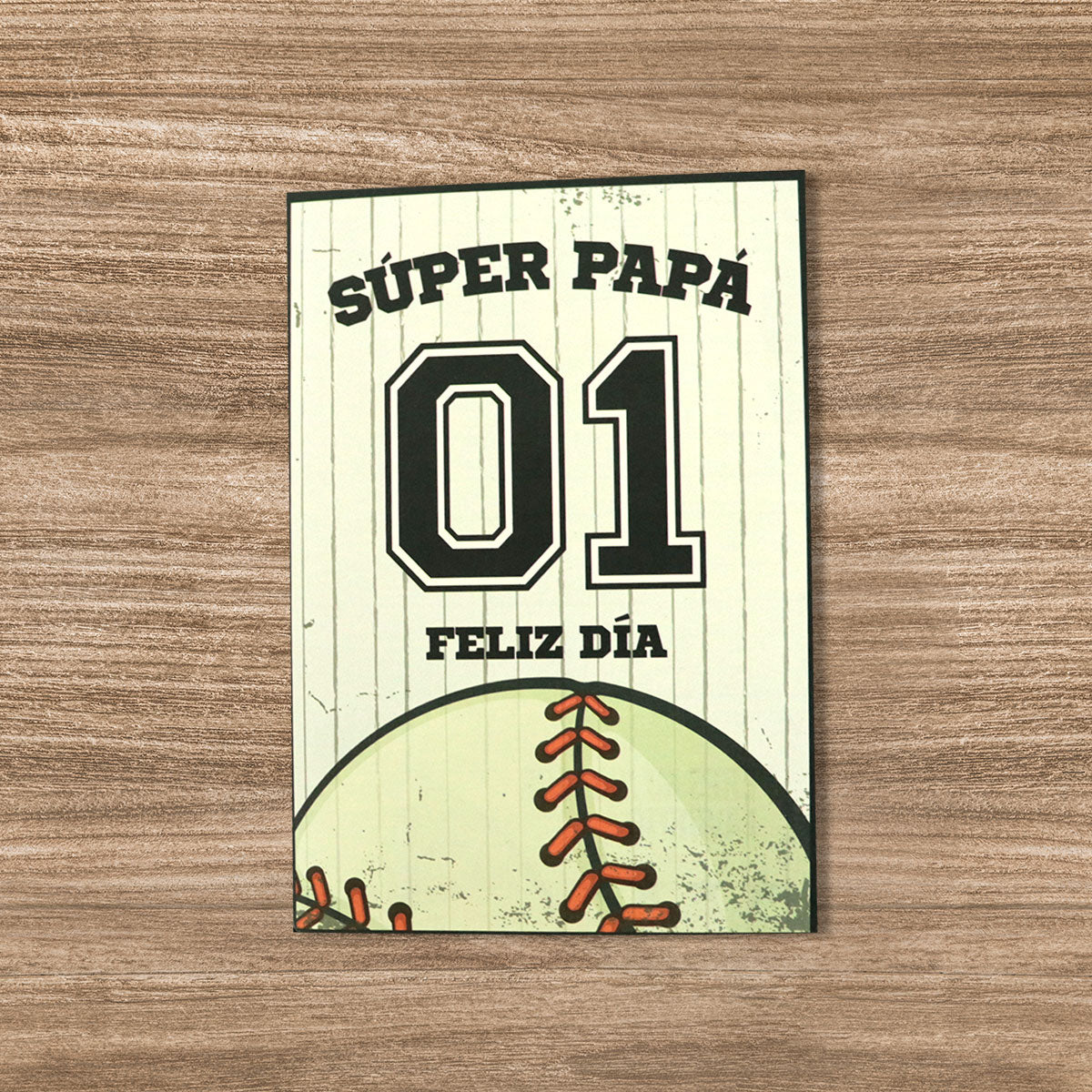 Tarjeta de Baseball para este Día del Padre