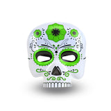 Máscara con Diseño de Calavera color Verde