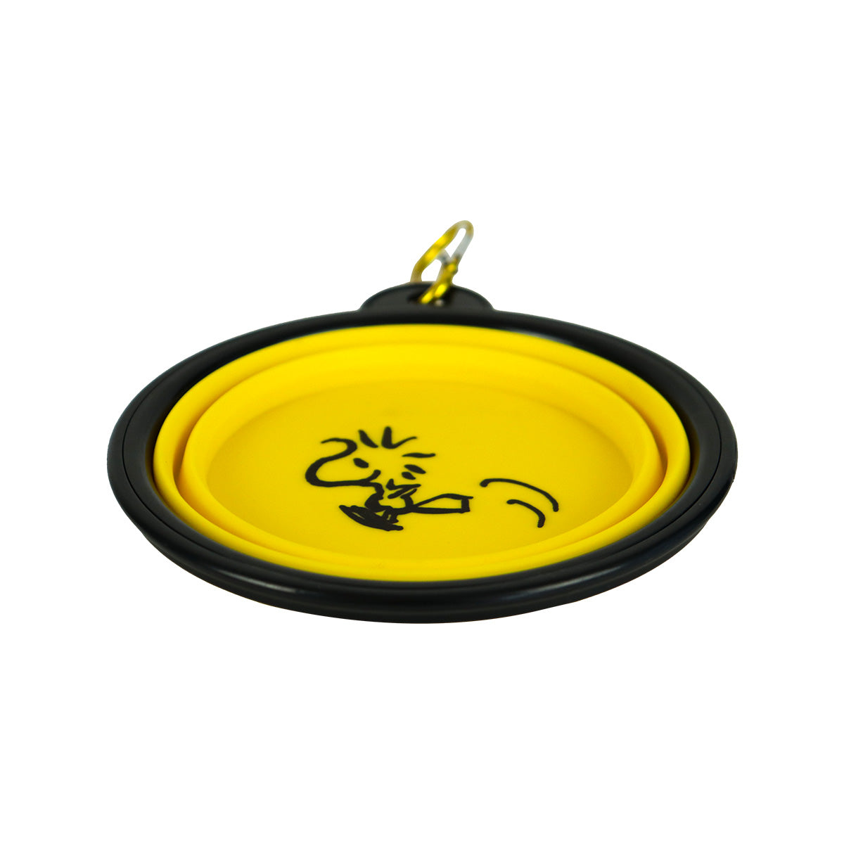 Plato Plegable para Perro, Snoopy, 1 pieza, Amarillo