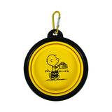 Plato Plegable para Perro, Snoopy, 1 pieza, Amarillo