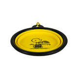 Plato Plegable para Perro, Snoopy, 1 pieza, Amarillo