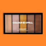 Paleta de Iluminadores Colour Spell, Maquillaje Perfecto