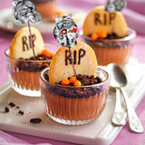 Halloween Picks de Calavera, 3 piezas