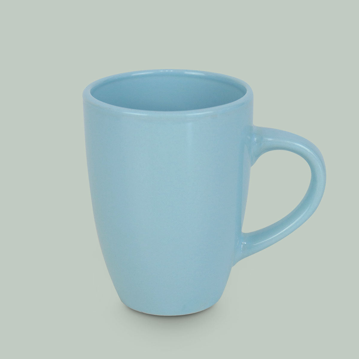 Taza de Cerámica 350 ml, Color Azul