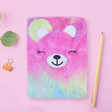 Libreta de Oso con Textura de Peluche, 80 páginas