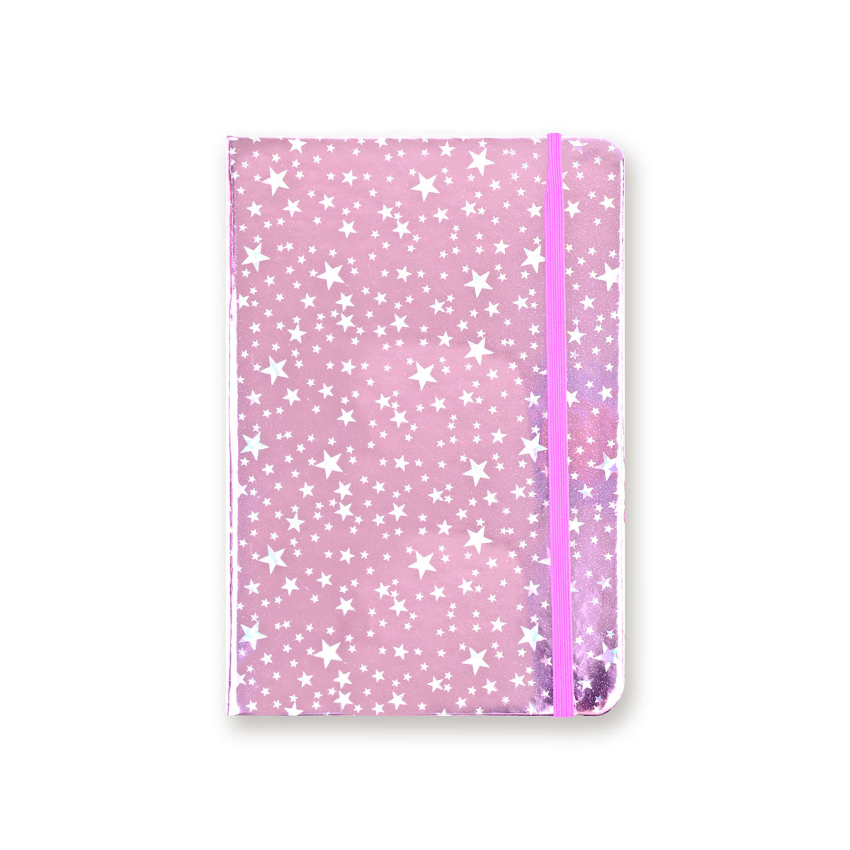 Libreta Diseño de Estrellas color Fucsia, 80 páginas