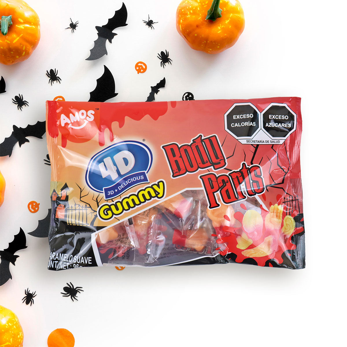 Gomitas de Figuras Body Parts, 96g