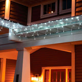 Cascada de 100 Luces LED color Blanco para Navidad, 2m