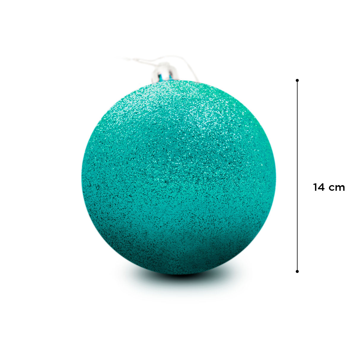 Esfera Navideña Diamantina color Turquesa