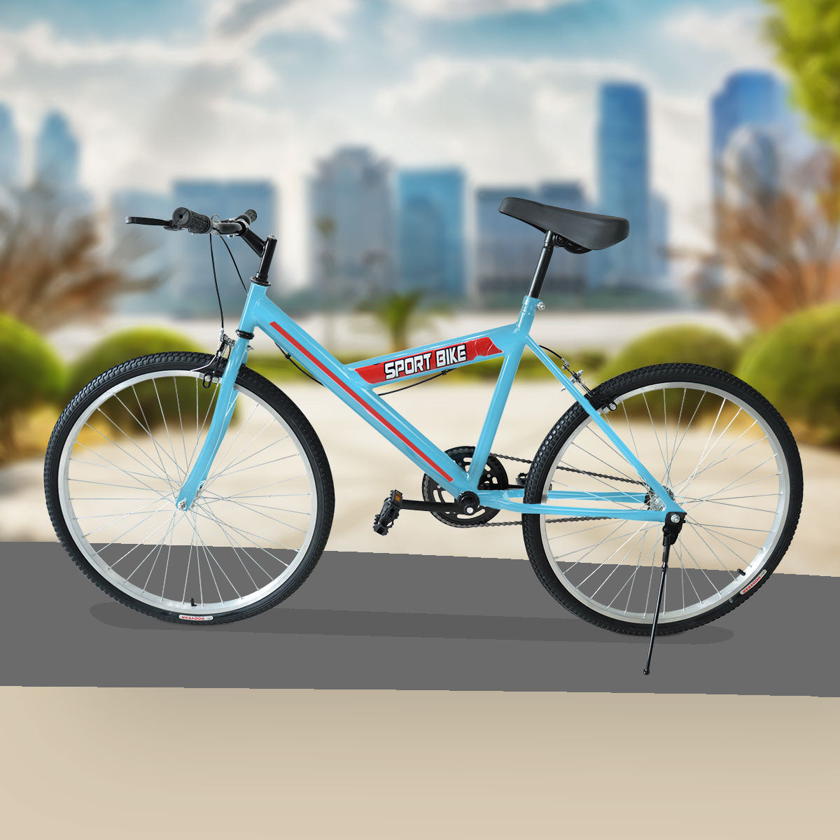 Bicicleta Sportbike Rodada 26, Azul