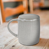 Taza de Cerámica Color Gris 450 ml