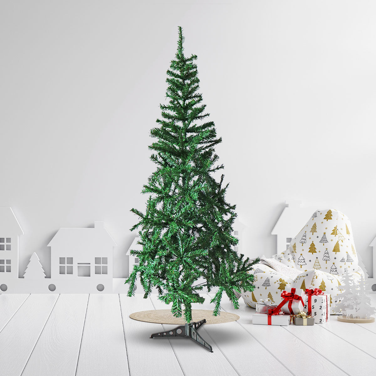 Árbol Navideño Premium color Verde, 1.8m