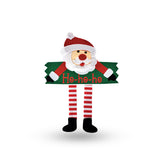 Letrero Decorativo Santa Claus MDF