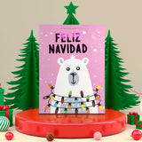 Bolsa de Regalo Oso Polar para Navidad