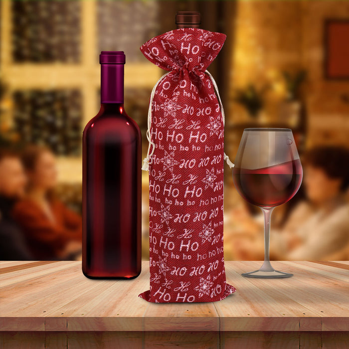 Bolsa Navideña para Decorar Botellas