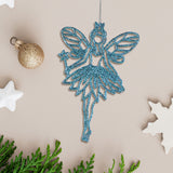 Hada Decorativa con Diamantina Color Azul