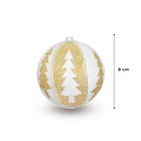 Esfera Navideña Afelpada Pino