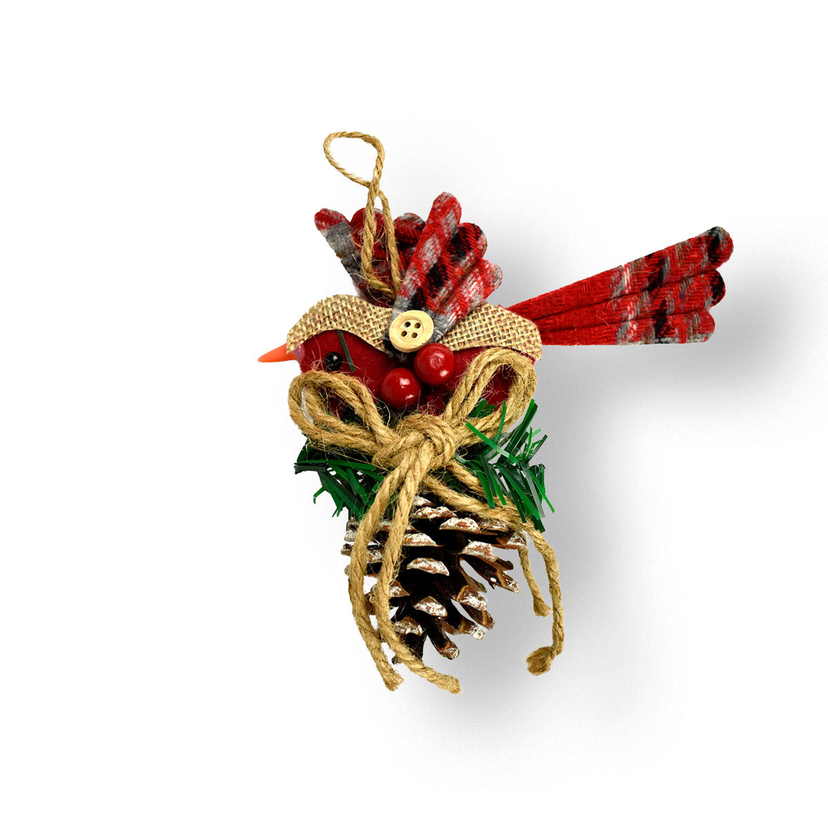 Pajarito Decorativo para Navidad