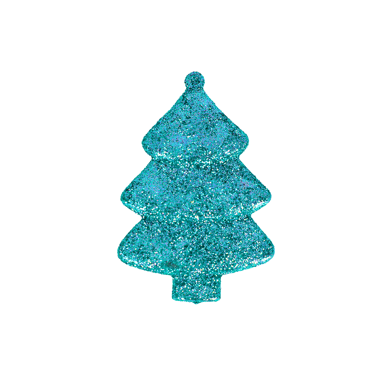 Mini Árbol de Navidad color Turquesa, 5 piezas.