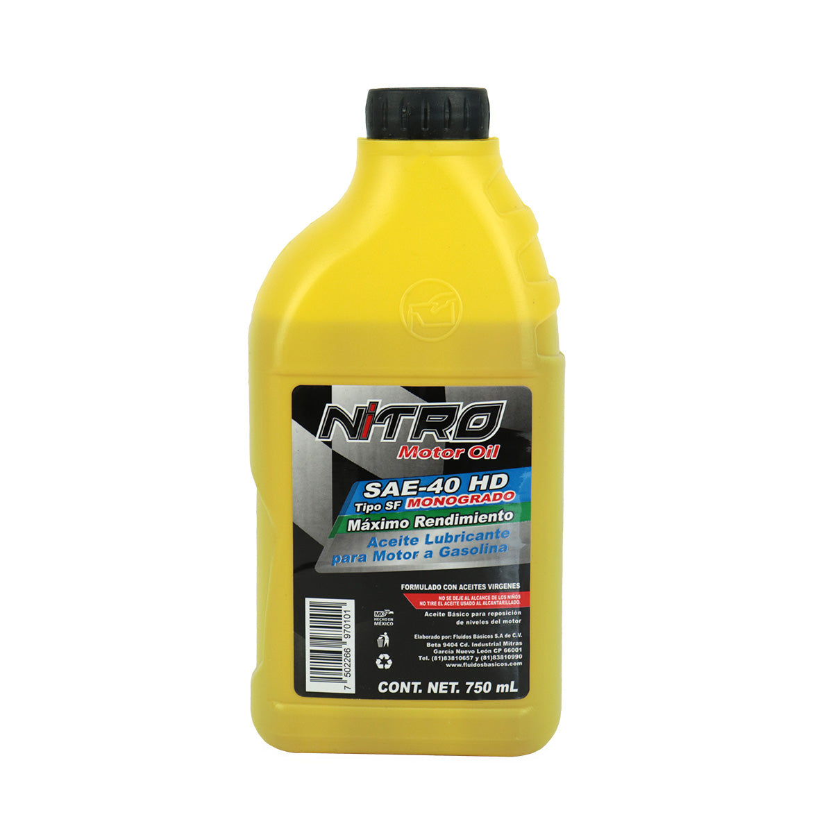 Aceite Nitro Monogrado, 750 ml