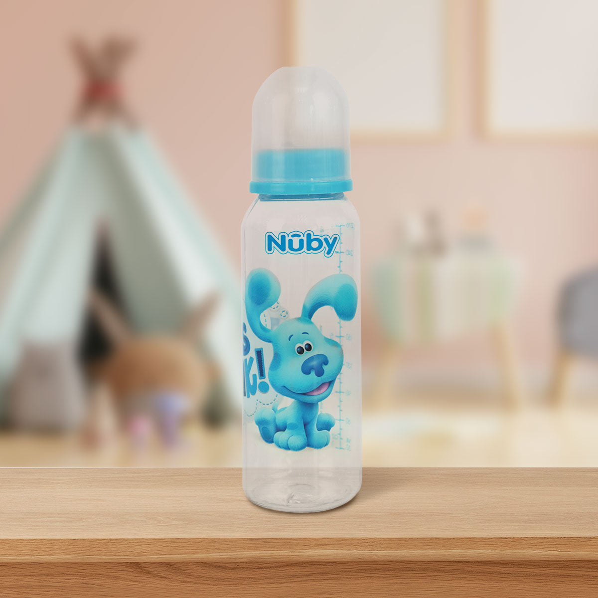 Biberón Nuby Pistas de Blue Anticólico 0 Meses 9 oz 270 ml