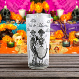 Veladora Aromática, Catrines Día de Muertos, Grande, 390 g.