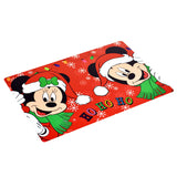 Mantel Navideño Mickey Mouse color Rojo