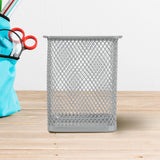 Organizador Malla de Escritorio color Plata