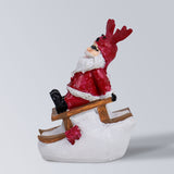 Figura Decorativa de Santa Claus Biker