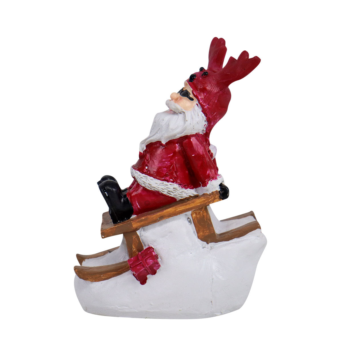 Figura Decorativa de Santa Claus Biker