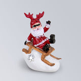 Figura Decorativa de Santa Claus Trineo