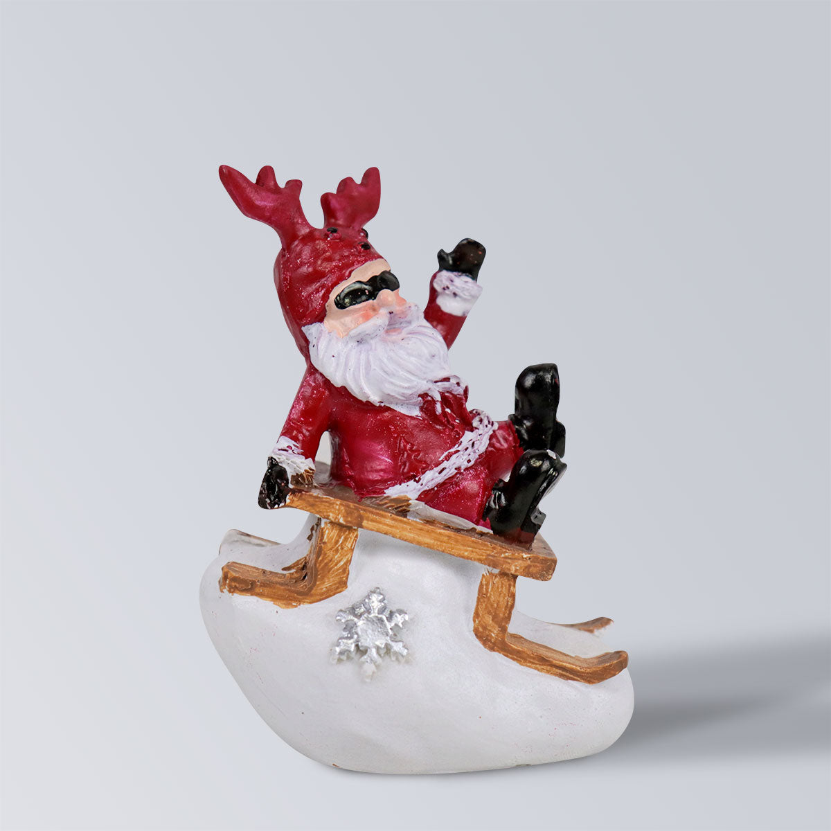 Figura Decorativa de Santa Claus Trineo