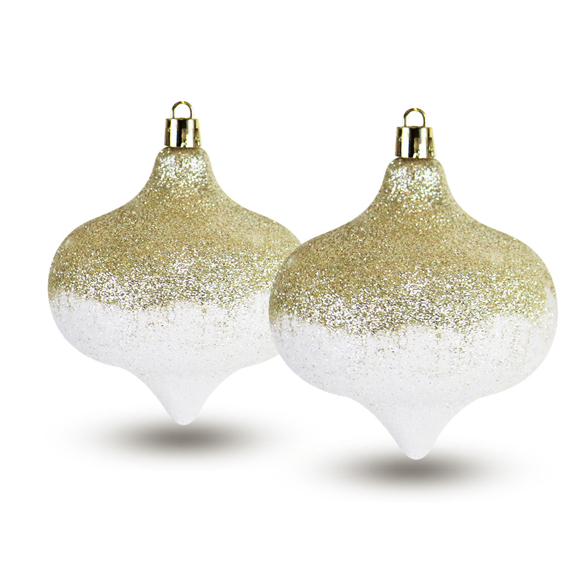 Esferas Navideñas Decoradas, Diamantina, 2 piezas.
