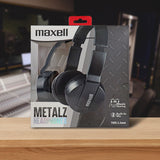 Audífonos Maxell MetalZ Negro Alámbricos con Cable Desmontable