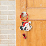 Decoración Navideña para Picaporte de Mickey Mouse