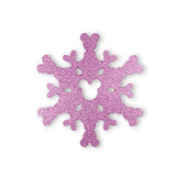 Copo de Nieve con Diamantina color Rosa