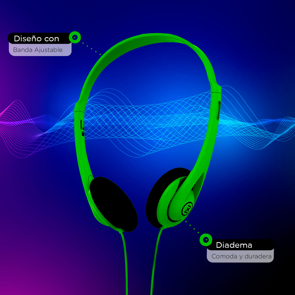 Audifonos 2xl By Skullcandy Wage On Ear Verde