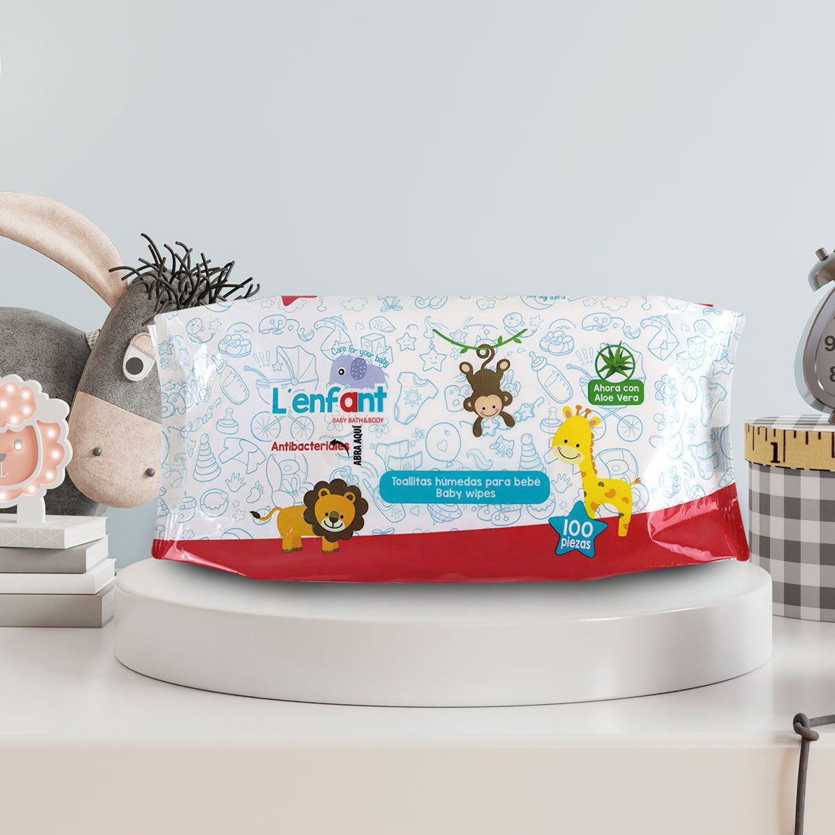 Toallitas Húmedas L'Enfant para Bebé, 100 toallitas