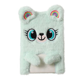 Libreta Oso de Peluche Color Pistache, 80 páginas