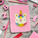 Libreta Peluche Unicornio Dona con Squishies 80h