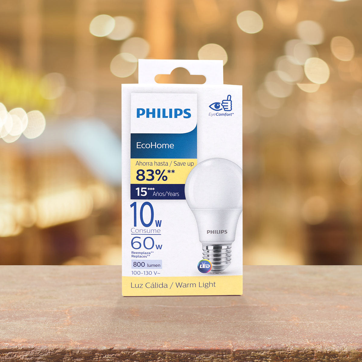 Foco PHILIPS LED EcoHome 10W