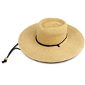 Sombrero de Paja color Camel con Cinta Negra